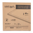 Панель ультратонкая светодиодная LightPhenomenON LT-UTP-02-IP40-40W-6500К 4E комплект с драйвером - Светильники - Для общественных зданий - . Магазин оборудования для автономного и резервного электропитания Ekosolar.ru в Орске